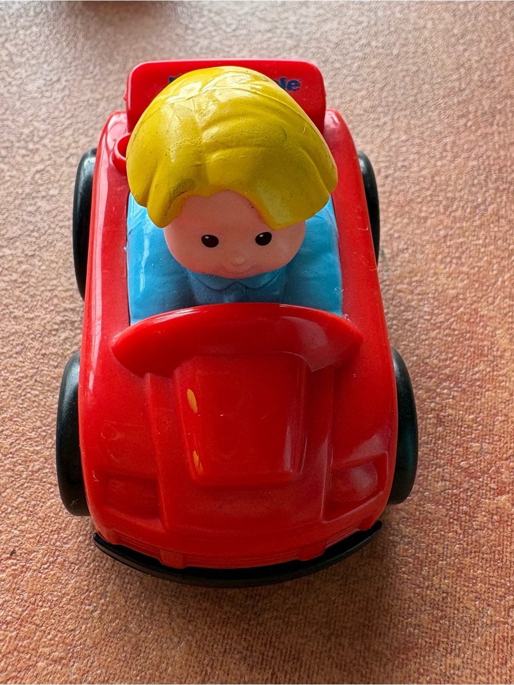 Little People Race Cars Drivers Wheelies (4) Red Yellow Blue Orange 2009-2019 - Picture 6 of 14